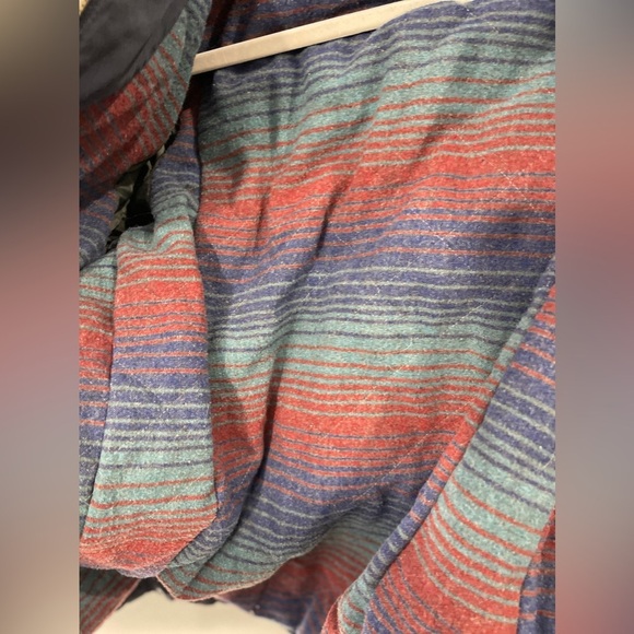 Toad & Co Corbett Canvas Jacket Size Small Chore Barn Jacket Blue Corduroy - Picture 10 of 12